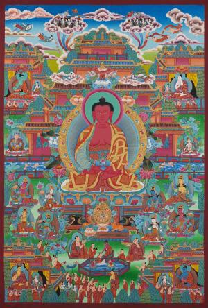 Amitabha Buddha Pure Land | Sukhavati Bhuwan | Buddhist Heaven